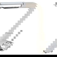 Baterie Alveus Siros, cap extractibil, dus, cartus ceramic, Alb Baterie Alveus Siros, cap extractibil, dus, cartus ceramic, Alb