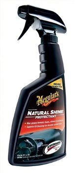 Solutie auto spray curatare vinilin si plastic Meguiar's, 473ml, Natural Shine Vinyl & Rubber Protectant
