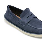 Pantofi CAMPER bleumarin, K100889, din piele intoarsa, Camper