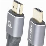 Cablu HDMI Gembird CCBP-HDMI-1M, premium, conectori auriti, rezolutie maxima 4K (3840 x 2160) la 60 Hz, 2 m (Negru), Gembird