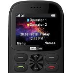 Telefon seniori MaxCom Comfort MM471, 2G, Dual SIM (Gri), Maxcom