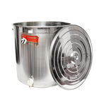 Maturator din inox cu capac pentru miere de albine 200kg, Cod: DISKR86, 