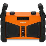 DIGIT RADIO 230 OD, construction Radio (orange / black, DAB, FM, Bluetooth, jack, USB), TechniSat