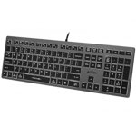 Tastatura FSTYLER FX60H White Backlit, A4-TECH