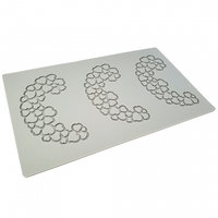 Forma Silicon PavoDecor Inima Forma Semiluna, 3 cavitati 13.7 x 7.6 x H 0.2 cm, 5.8 ml