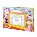 Tabla magnetica Magic Scribbler baby Princess, As Games, 