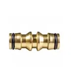 Conector din alama pentru furtun cu 2 cai, TopGarden, 400408, TopGarden