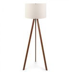 Lampadar trepied modern Insignio bej , 