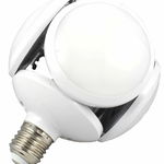 Lampa LED forma de minge 30W E27 cu 5 panouri , GAVE