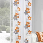 Perdea Glory 140X250 Alb/Orange 1 buc