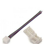 Clema+cablu conector banda LED RGB engros, 