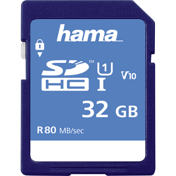 Card de memorie Hama SDHC 32GB clasa 10 UHS-I 80MB/s