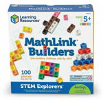 Set MathLink - Constructii 3D, Learning Resources, 4-5 ani +, Learning Resources