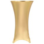 vidaXL Huse elastice de masă, 2 buc., auriu, 70 cm, vidaXL