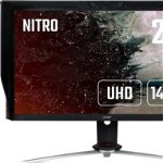 Monitor gaming QLED IPS Acer Nitro 27", 4K UHD, Display Port, G-Sync, 144Hz, 1ms, Negru, UM.HX3EE.P09