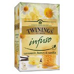 Ceai Twinings - Infuzie Musetel, Miere si Vanilie, 20 pliculete, 30 g