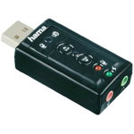 Placa de Sunet 7. 1 USB, Hama