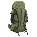 vidaXL Rucsac de drumeție, verde kaki, 100 L, țesătură oxford, vidaXL