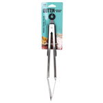 Cleste bucatarie, pentru servire, inox, 34,5 cm, Quttin, 