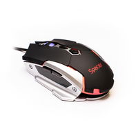 MOUSE Spacer Gaming SPGM-PULSAR-LITE, cu fir, USB, optic, 3.200 dpi, butoane/scroll 7/1, iluminare, negru, SPACER MOUSE Spacer Gaming SPGM-PULSAR-LITE, cu fir, USB, optic, 3.200 dpi, butoane/scroll 7/1, iluminare, negru, SPACER