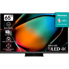 HISENSE Televizor HISENSE Mini-LED ULED 65U8KQ, 164 cm, Smart, 4K Ultra HD, Clasa G, Negru, HISENSE