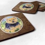 Caroline`s Treasures Carolines Comori SS8894FC Norwich Terrier Foam Coaster Set de 4 Multi 3 1/2 x 3 1/2, 