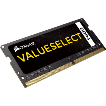 Memorie laptop Memorie RAM Value Select, SODIMM, DDR4, 8GB, 2133 MHz, CL15, 1.2V, Corsair
