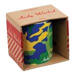 Cană Andy Warhol Green Camouflage (Cadouri Andy Warhol)