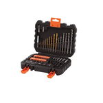 Set Mixt Biti si Burghie 50 Piese, A7188, Black & Decker,Burghie Zidarie,Metal,Lemn, Black&Decker