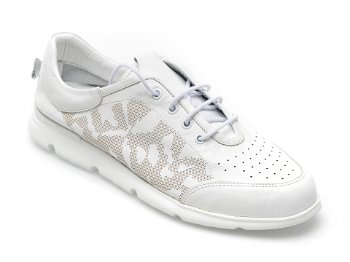 Pantofi GRYXX albi, 725997, din piele naturala, GRYXX
