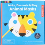 Set de constructie - Make Stick Play - Animal Mask, Kikkerland