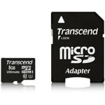 Micro SDHC 8GB UHS-I 600x PREMIUM, Transcend