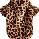 Bluza animal print cu fermoar, PROpets, eleganta, pentru caini, pisici, M