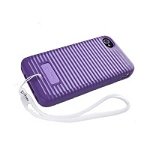 Bone Husa silicon Wave Purple pentru iPhone 4/4s