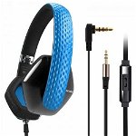 Casti Milano M4 Striking Blue headset, microfon, Somic
