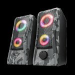 Boxe Stereo GXT 606 Javv RGB-Illuminated 2.0, 6W, camuflaj, TRUST