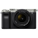 Aparat foto Mirrorless SONY Alpha A7C, 24.2MP, 4K, negru, Obiectiv Sony FE28-60mm F4-5.6
