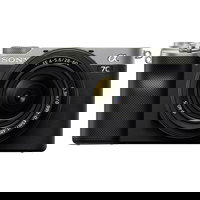 Aparat foto mirrorless SONY Alpha ILCE7CM2LS, 33MP, 4K, Wi-Fi, argintiu + Obiectiv 28-60mm