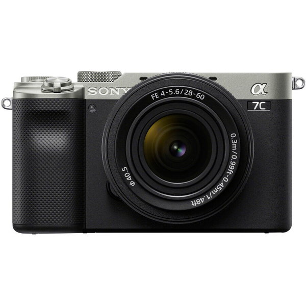 Aparat foto mirrorless SONY Alpha ILCE7CM2LS, 33MP, 4K, Wi-Fi, argintiu + Obiectiv 28-60mm