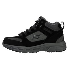 Bocanci din material textil si piele intoarsa Oak Canyo Ironhide - Negru, Skechers