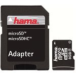 Card Hama Micro SDHC 8GB cu adaptor
