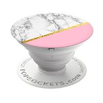 Suport Popsockets Stand Adeziv Marble Chic, Popsockets