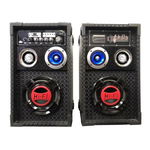 Boxe Audio Profesionale Klausstech, Putere 150 W, Lumini Rgb, Telecomanda Inclusa, Radio Fm, Conectivitate Bluetooth, Slot Sd Card, Port Usb, Aux In, Negru, KlaussTech