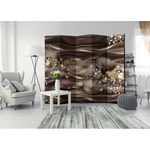 Paravan Chocolate River Ii [Room Dividers] 225 cm x 172 cm, Artgeist