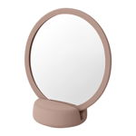 Oglindă cosmetică de masă Blomus Sono, înălțime 18,5 cm, roz