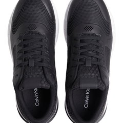 Calvin Klein Sneakers Low Top Lace Up Tech HM0HM01283 Negru Calvin Klein Sneakers Low Top Lace Up Tech HM0HM01283 Negru