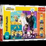 Puzzle Trefl Illumination Minions, Minionii in actiune 200 piese, Trefl