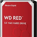 Hard Disk Desktop Western Digital WD Red NAS 3TB 5400RPM SATA3 256MB, Western Digital