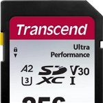 Card SDXC Transcend 340S 256 GB Clasa 10 UHS-I/U3 A2 V30 (TS256GSDC340S), Transcend