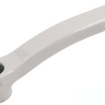 Brat pedalier, otel, ax patrat, lungime 150mm, culoare gri, RMS